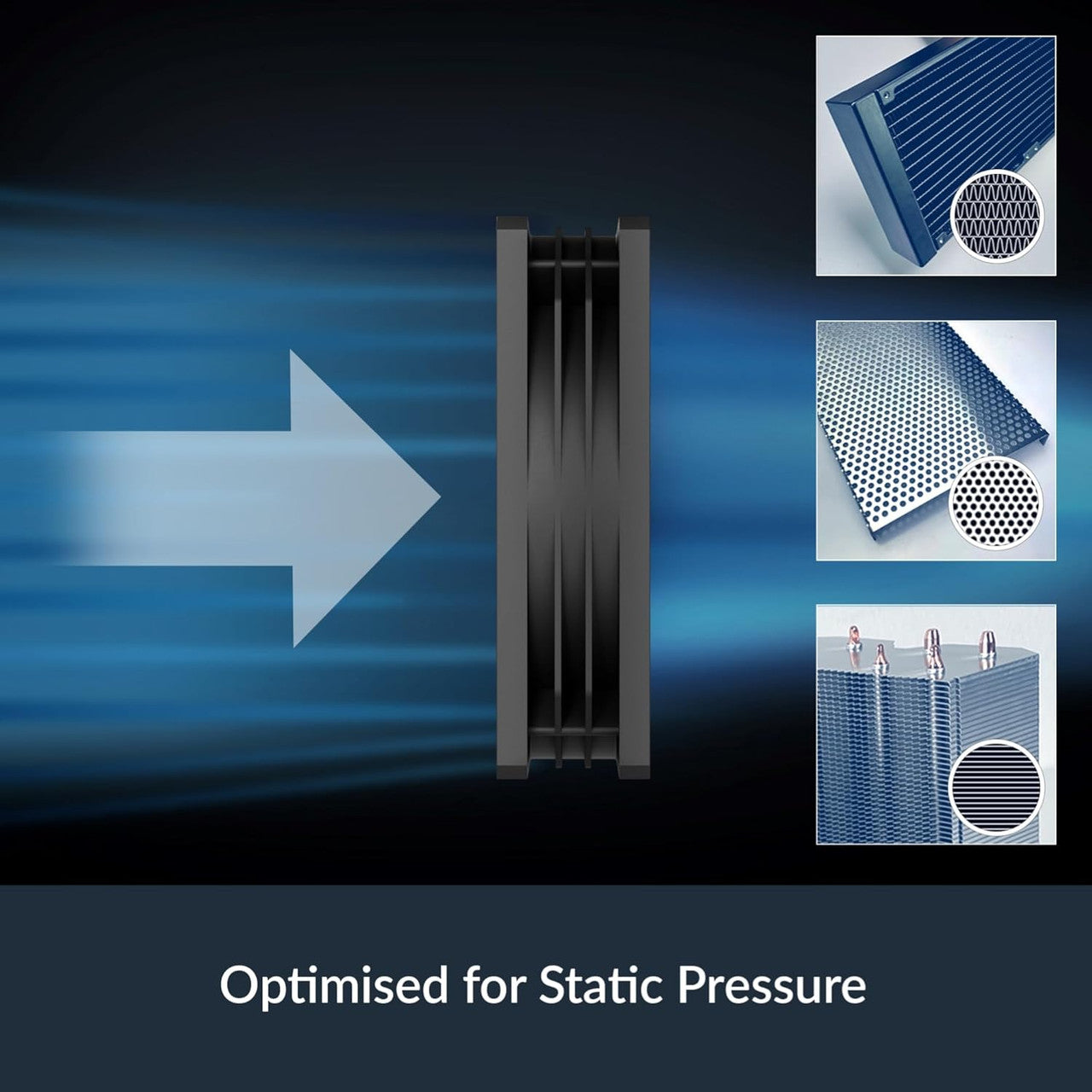 Arctic P9 Max 92 mm | 4300 rpm | High-Speed PWM Fan 4-Pin Case Fan (Black) - ACFAN00300A