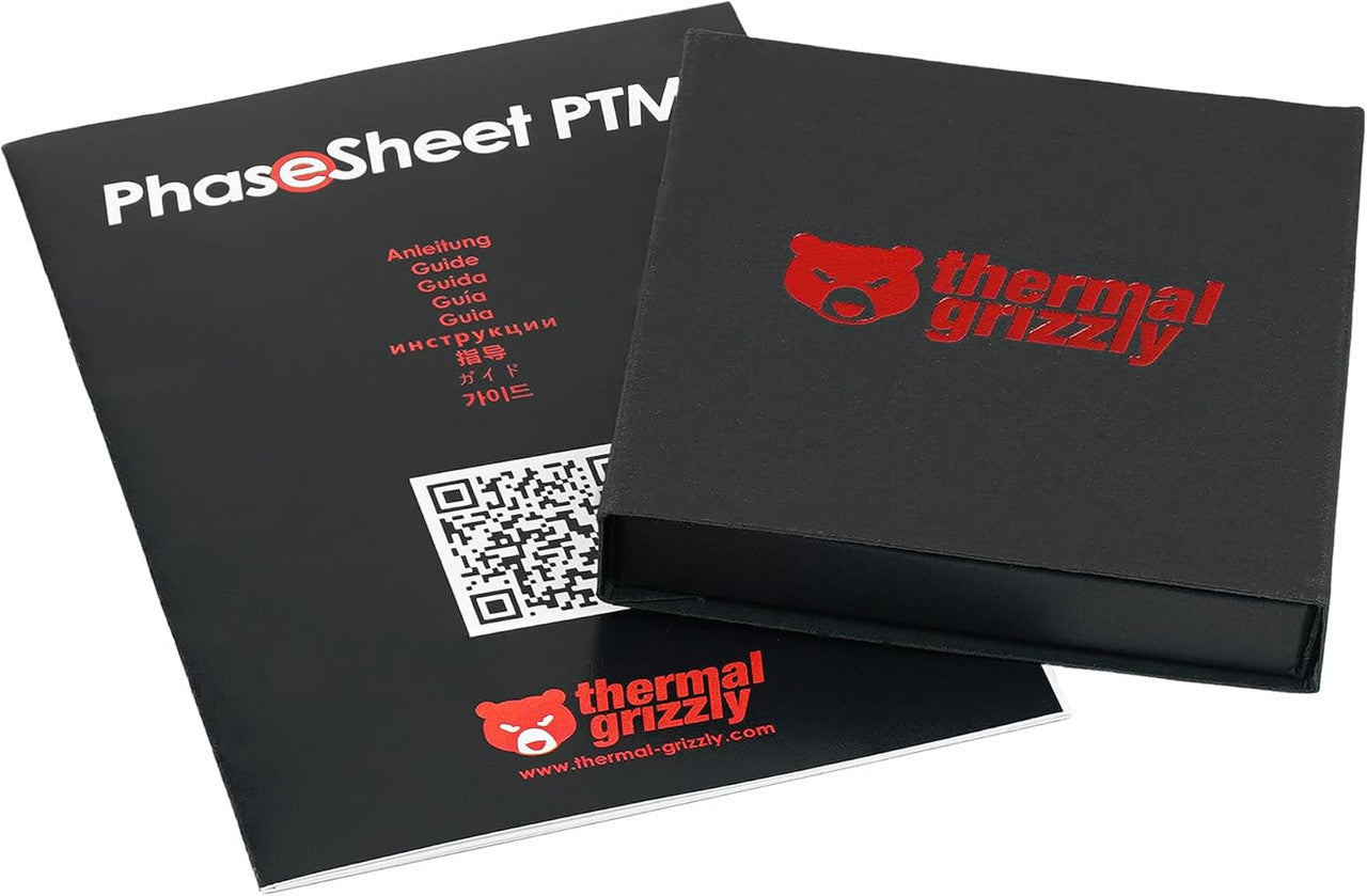 Thermal Grizzly PhaseSheet PTM (50x40mm) High Performance Thermal pad Conductive for CPU, GPU & Electronics Cooling TG-PS-50-40