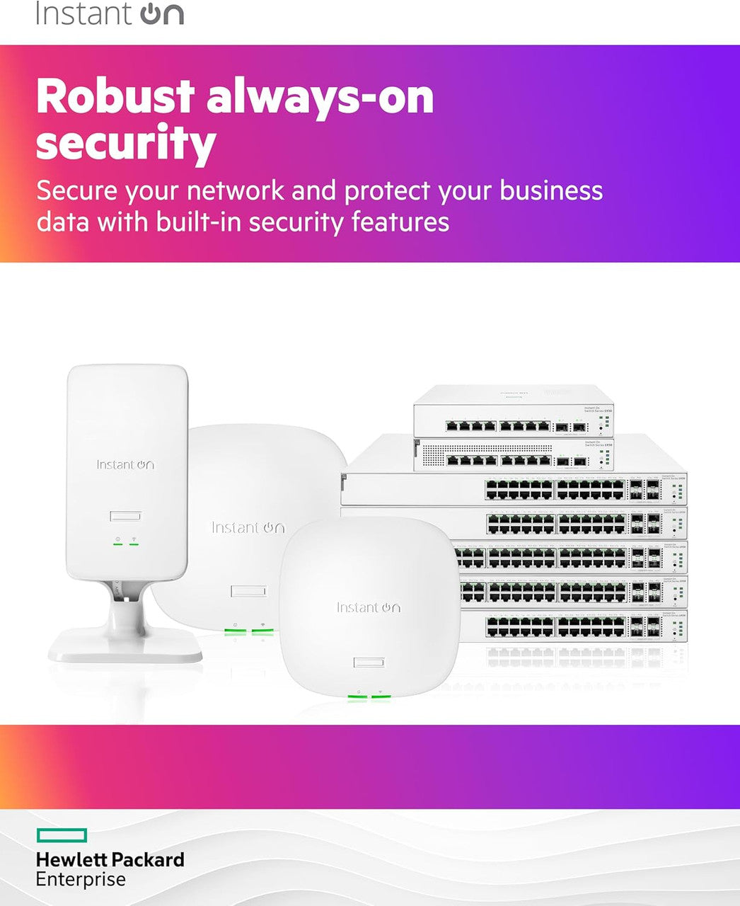 HPE Networking Instant On AP11 2x2 WiFi Access Point | US Model | Power Source Not Included | R2W95A