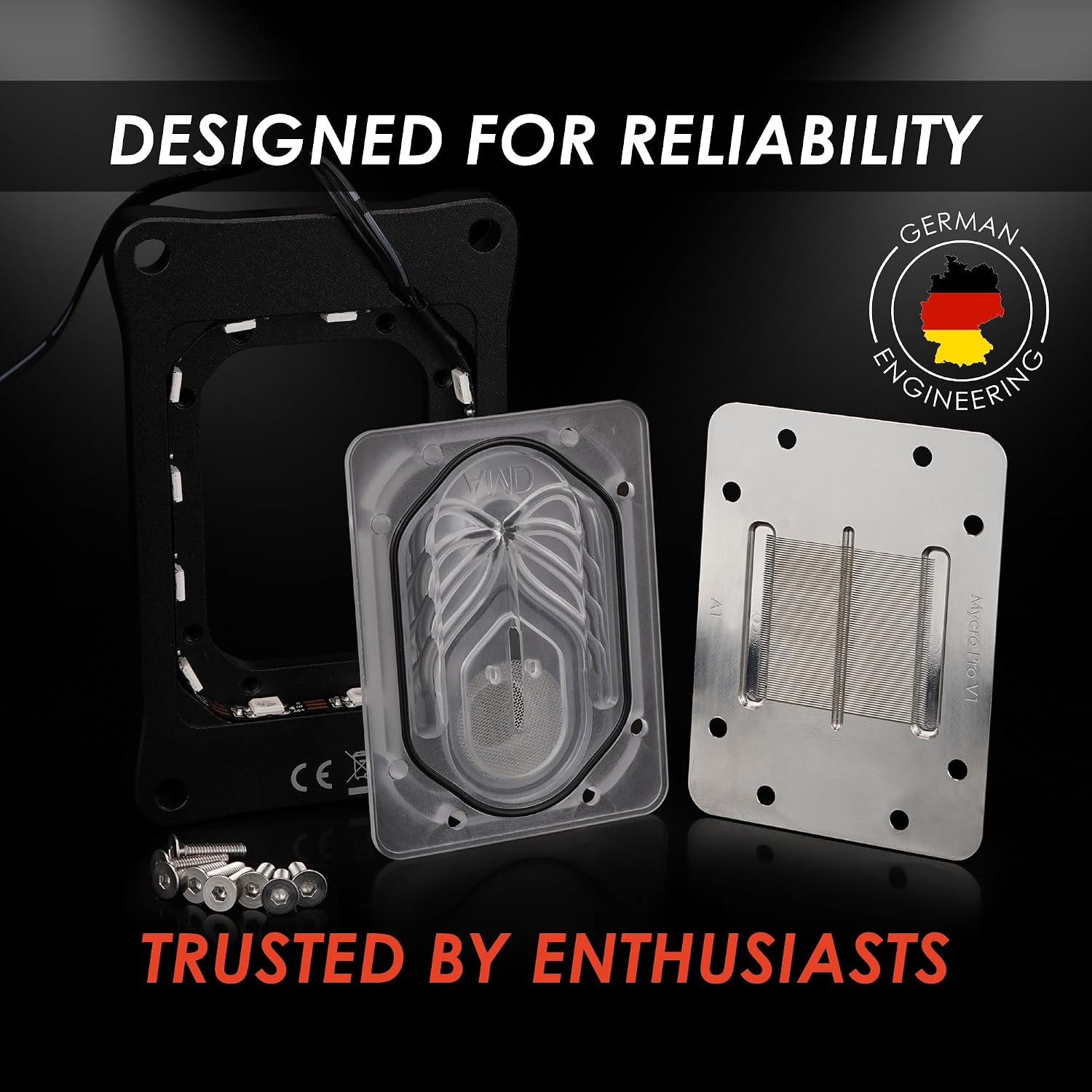 Thermal Grizzly Mycro Pro RGB CPU Waterblock | AM5 AM4 LGA1851 | G1/4