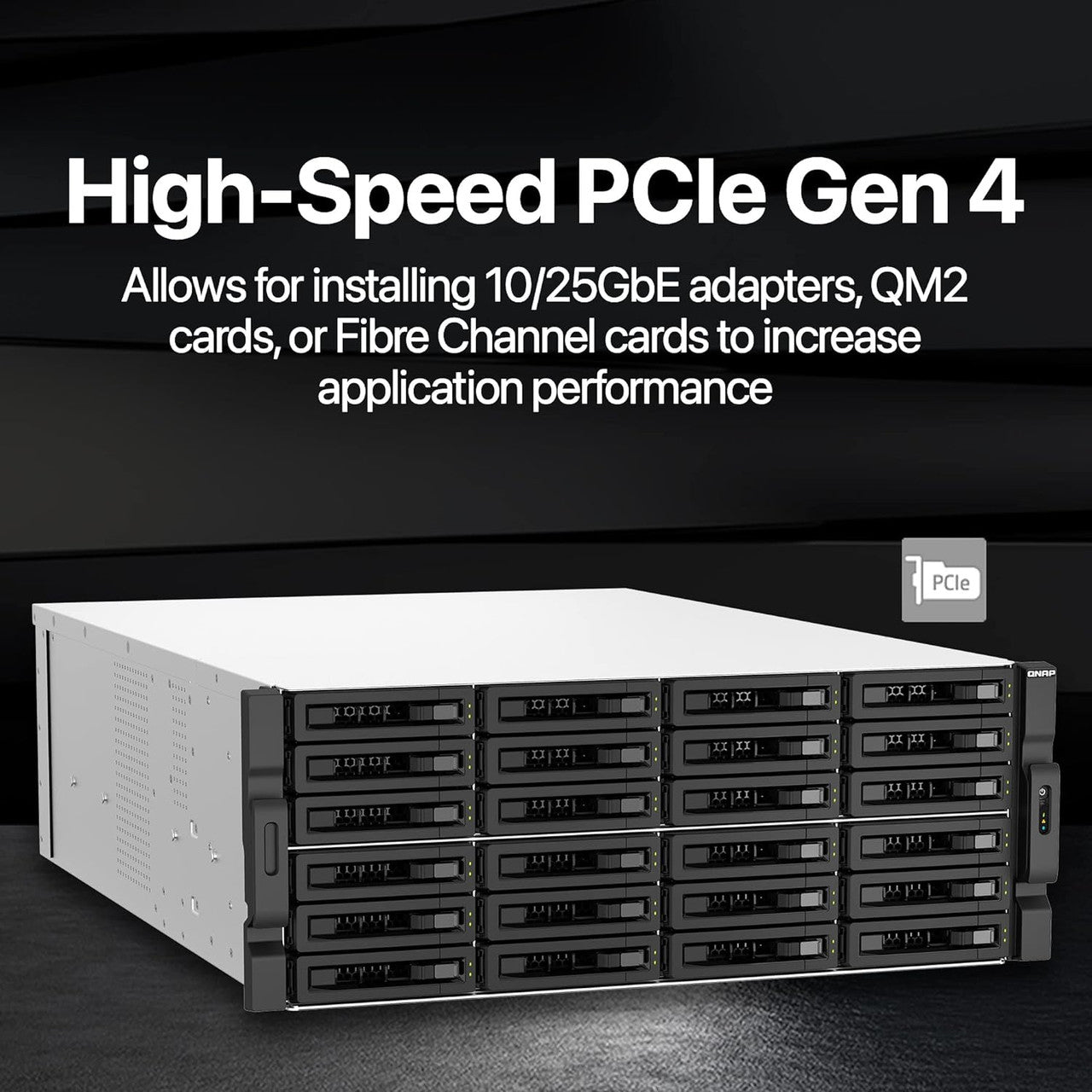 QNAP 30-Bay 4U rackmount NAS, Intel Xeon E-2378, 64 GB ECC DDR4,USB 3.2 Gen2,800W redundant TS-H3087XU-RP-E2378-64G-US