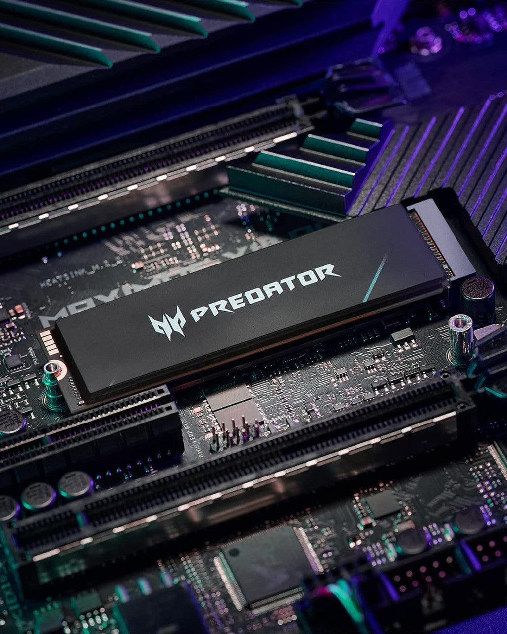 Acer Predator GM7000 1TB NVMe Gen4 Gaming SSD With Titanium Micro Nitro Pro M.2 NVMe Heatsink