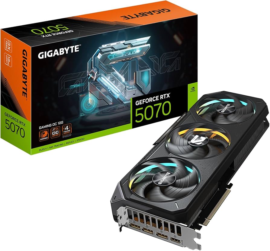 Gigabyte RTX 5070 Gaming OC 12G + Cooler Master V850 SFX PSU Bundle