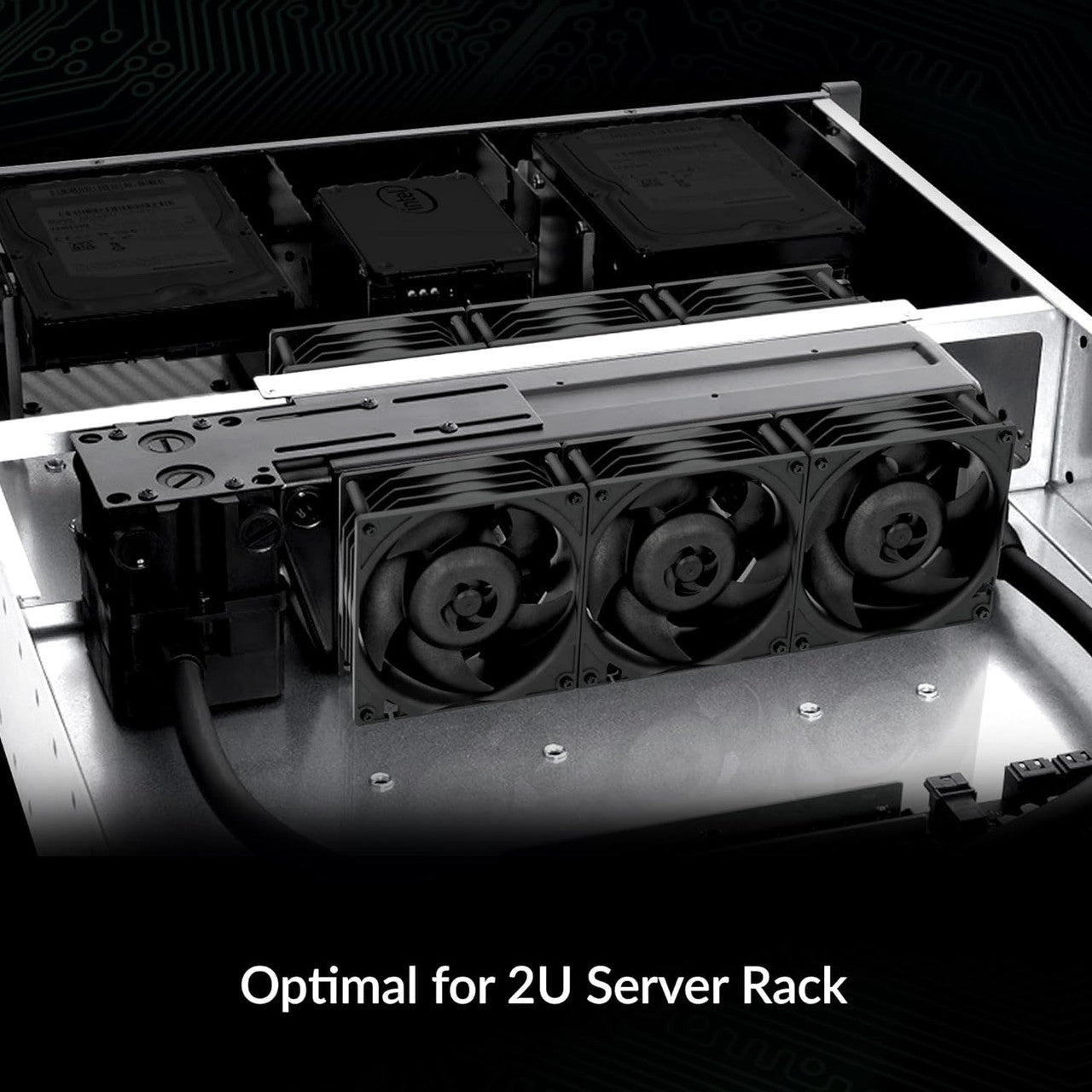 Arctic S8038-10K 80 mm | 10000 rpm | PWM controlled 4-Pin Server Fan (Black) - ACFAN00279A