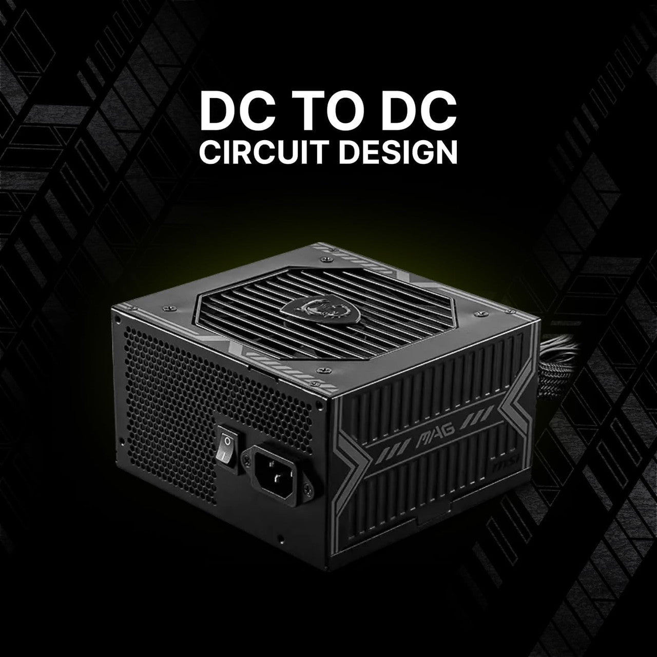 MSI Gaming Power Supply - PCIE 5.1 Ready 80 Plus Bronze Certified 750W ATX PSU MAG A750BN PCIE5
