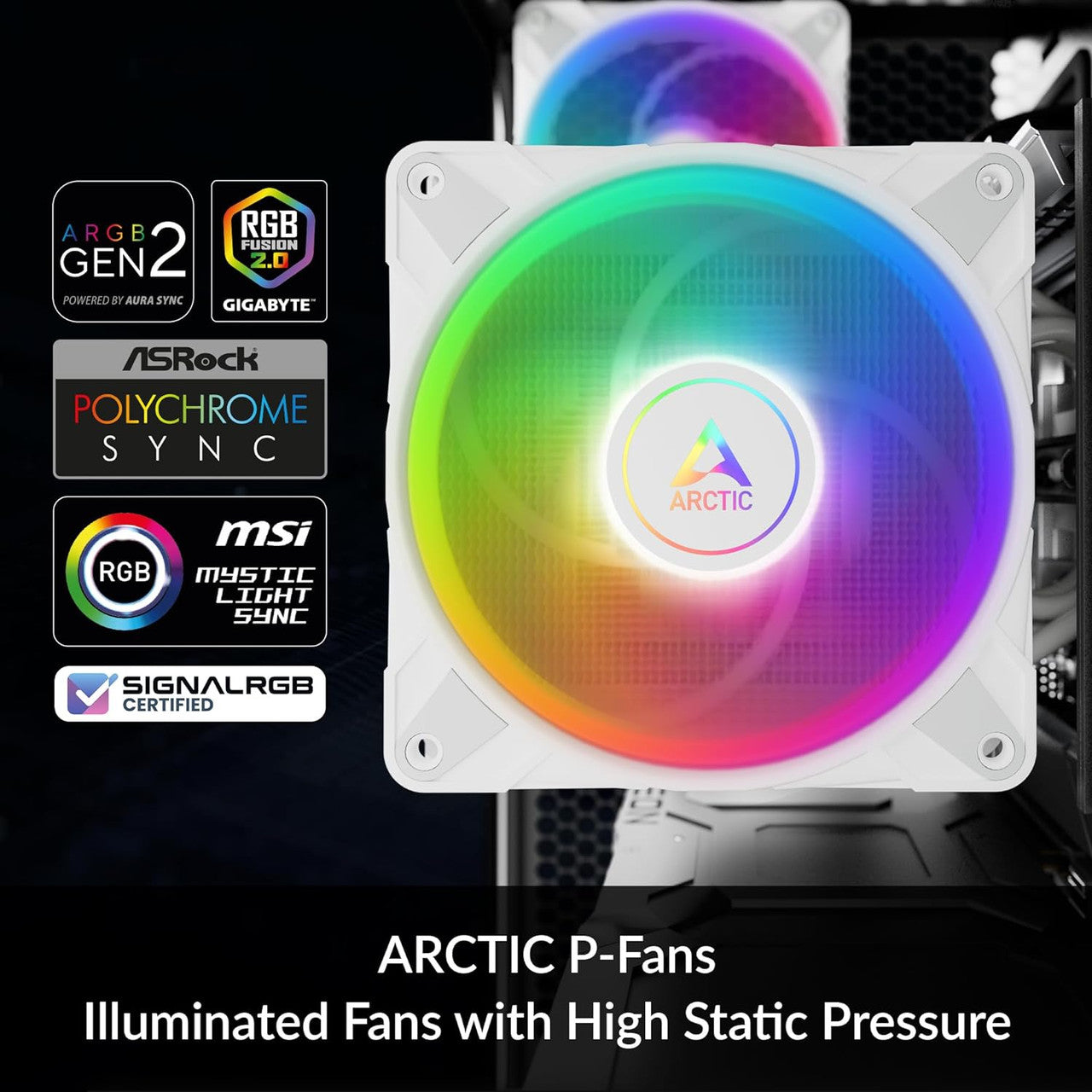 Arctic Freezer 36 A-RGB CPU Cooler ntel Socket LGA1700,AMD Socket AM4-5 Pressure Optimized Fan - White ACFRE00125A