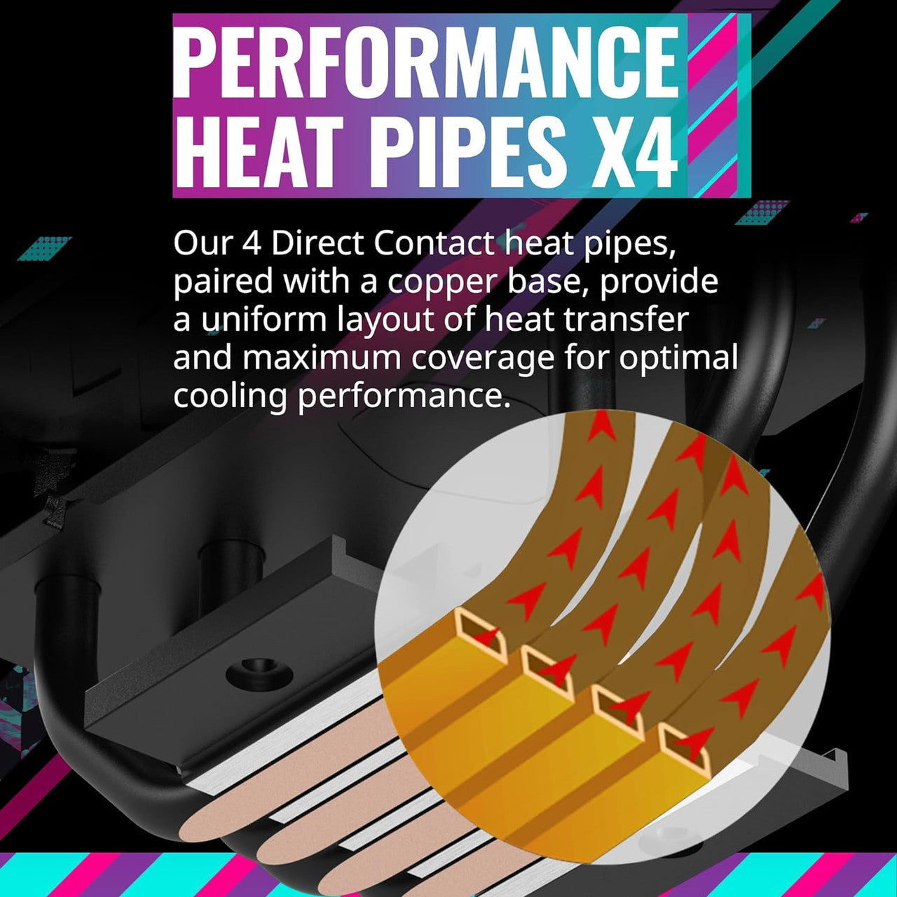 Cooler Master HYPER 212 (A CLASSIC REVITALIZED) 120mm 4-Pin PWM 2500RPM CPU Air Cooler - Black RR-S4KK-25SN-R1