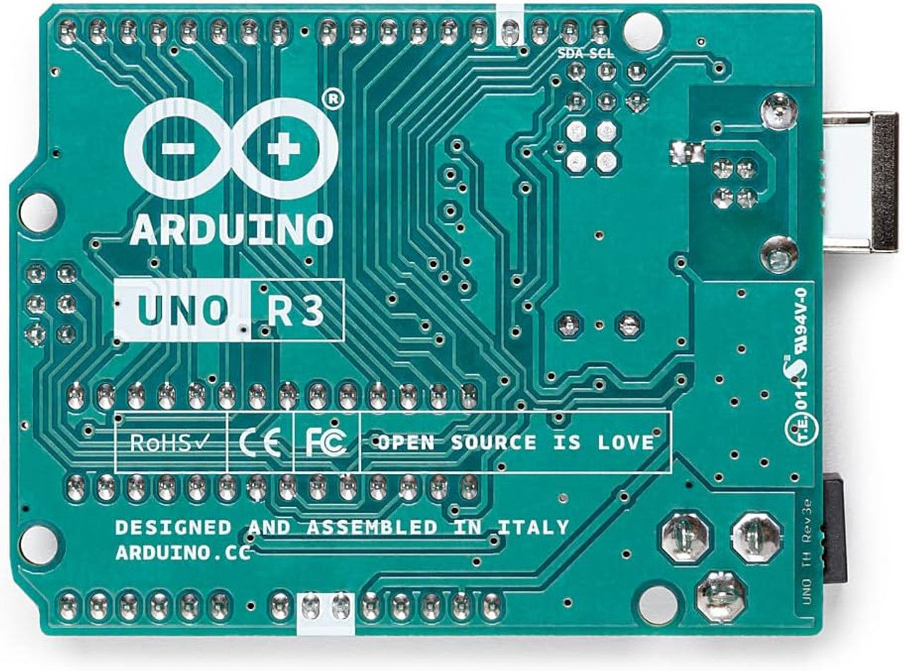 Arduino Uno REV3 USB connection AC-to-DC adapter microcontroller board A000066