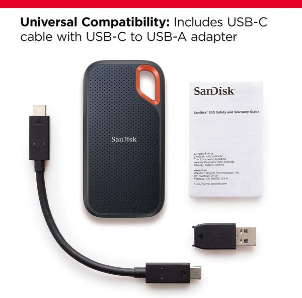 SanDisk 1TB Extreme Portable SSD -  External Solid State Drive - SDSSDE61-1T00-G25