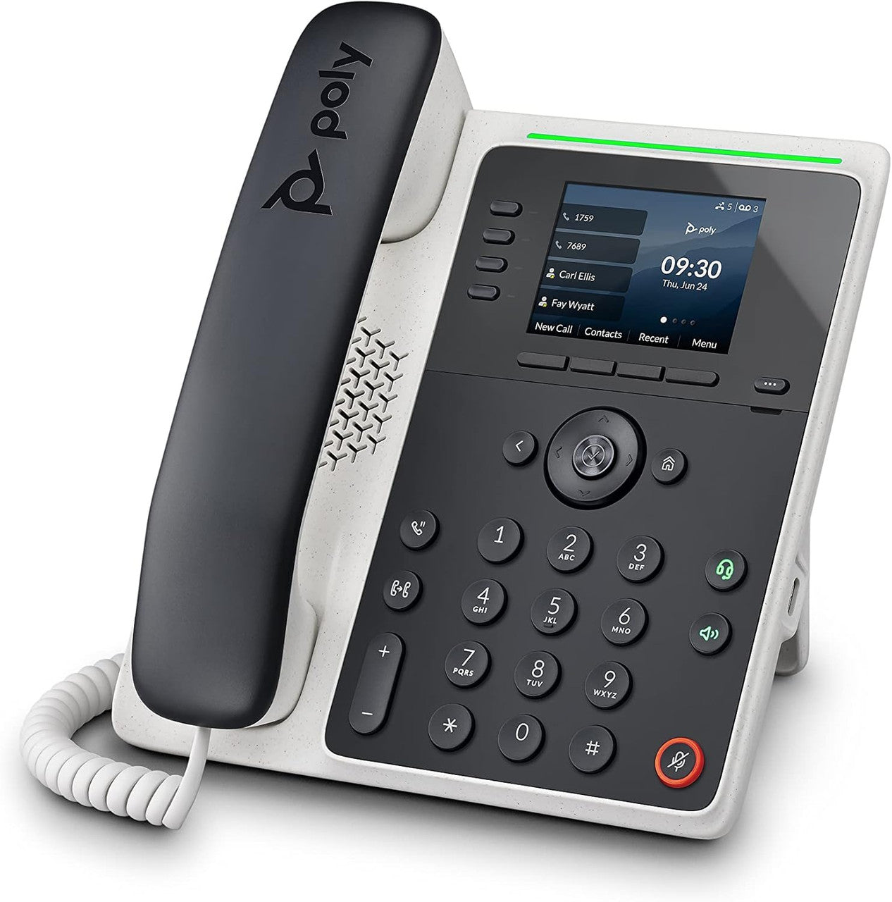 Poly Edge E220 IP Desk Phone 4-line Supporting up to 16 Lines Integrated Bluetooth for Mobile Phone & Headset 82M87AA