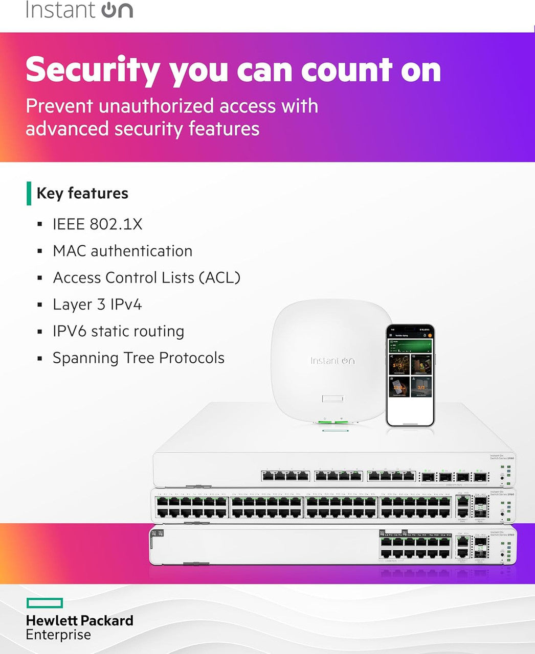 The switch’s stacking capability supports scalability, allowing businesses to expand their network infrastructure efficiently as they grow.