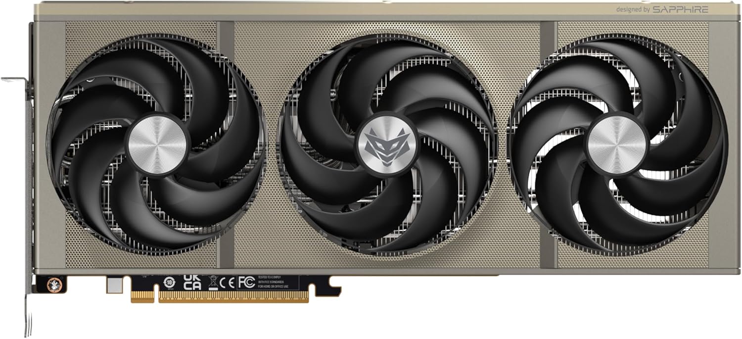 Sapphire NITRO+ Radeon RX 9070 XT Gaming OC 16GB GDDR6 Graphics Card | AMD RDNA 4 | PCIe 5.0 | 11348-01-20G
