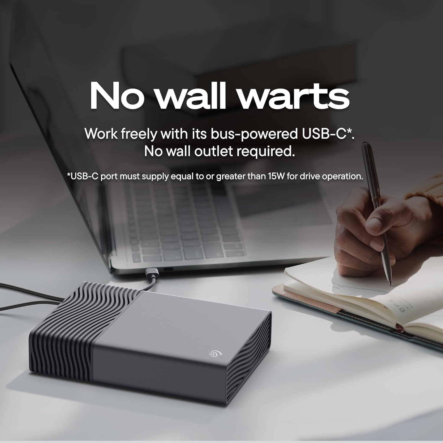 Seagate One Touch 8TB External Desktop Hard Drive | USB-C | Windows & macOS Compatible | Rescue Recovery | STNB8000400