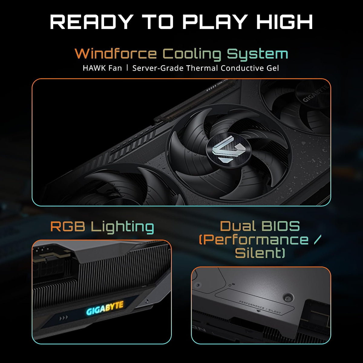 GIGABYTE Radeon RX 9070 XT Gaming OC 16G Graphics Card | PCIe 5.0 | 16GB GDDR6 | GV-R9070XTGAMING OC-16GD