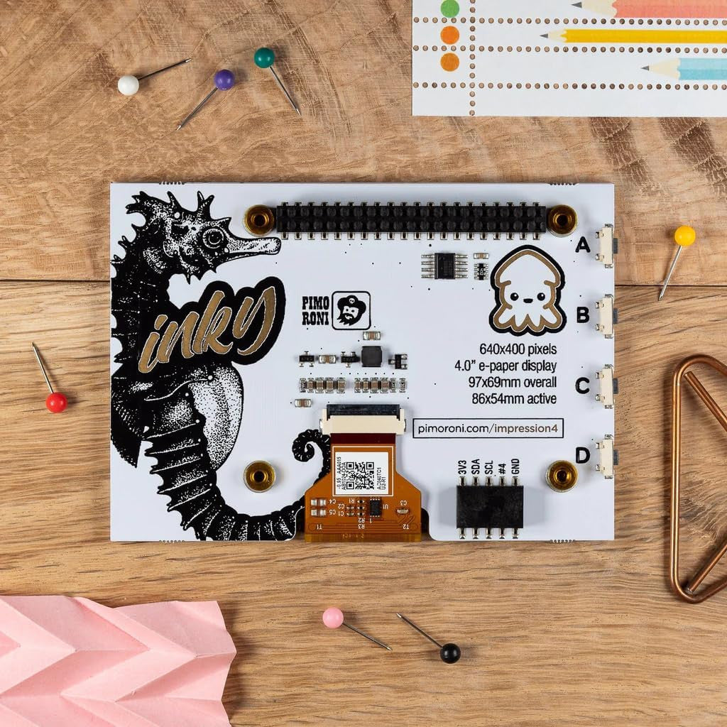 Ideal for low-power displays, it supports black, white, red, green, blue, yellow, and orange, perfect for dashboards, signage, and always-on visual interfaces.