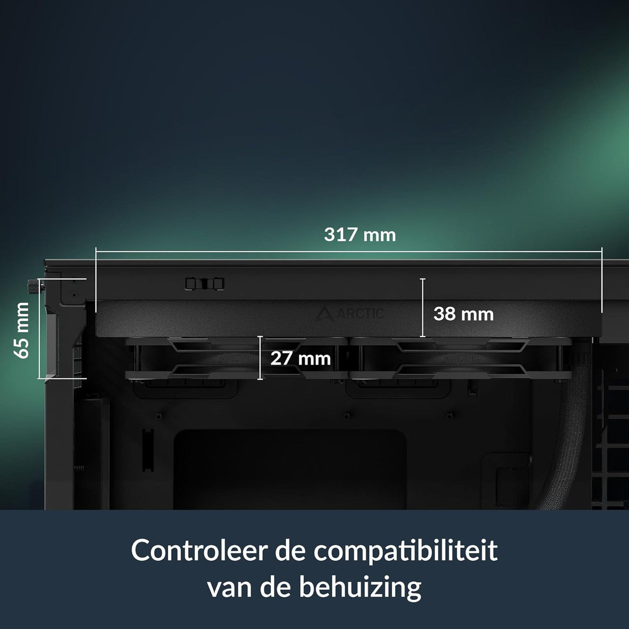 Arctic Liquid Freezer III Pro 280 CPU Fans 2 x 140 mm Water Cooling, AMD AM5/AM4, Intel LGA1851/1770 (Black) ACFRE00179A