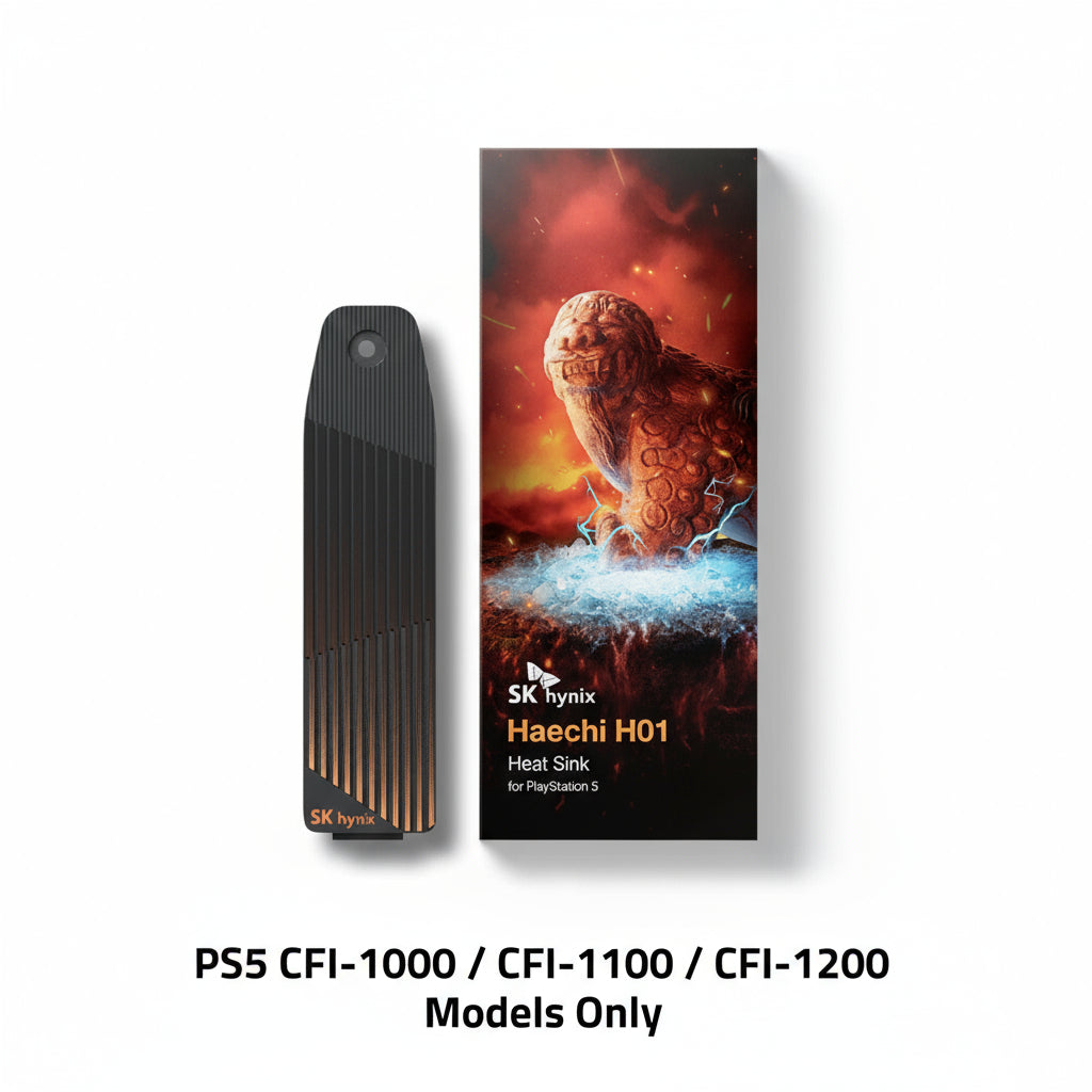 SK hynix Haechi H01 NVMe M.2 SSD Heatsink for PS5 CFI-1000 / CFI-1100 / CFI-1200 Models Only SKHAH1-0000-L1-LO00
