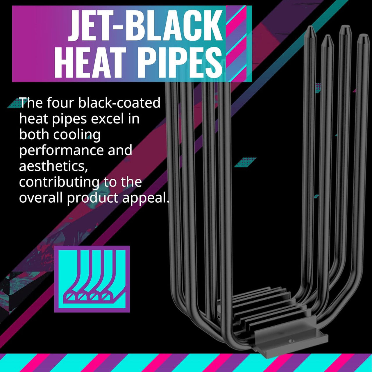 Cooler Master HYPER 212 (A CLASSIC REVITALIZED) 120mm 4-Pin PWM 2500RPM CPU Air Cooler - Black RR-S4KK-25SN-R1