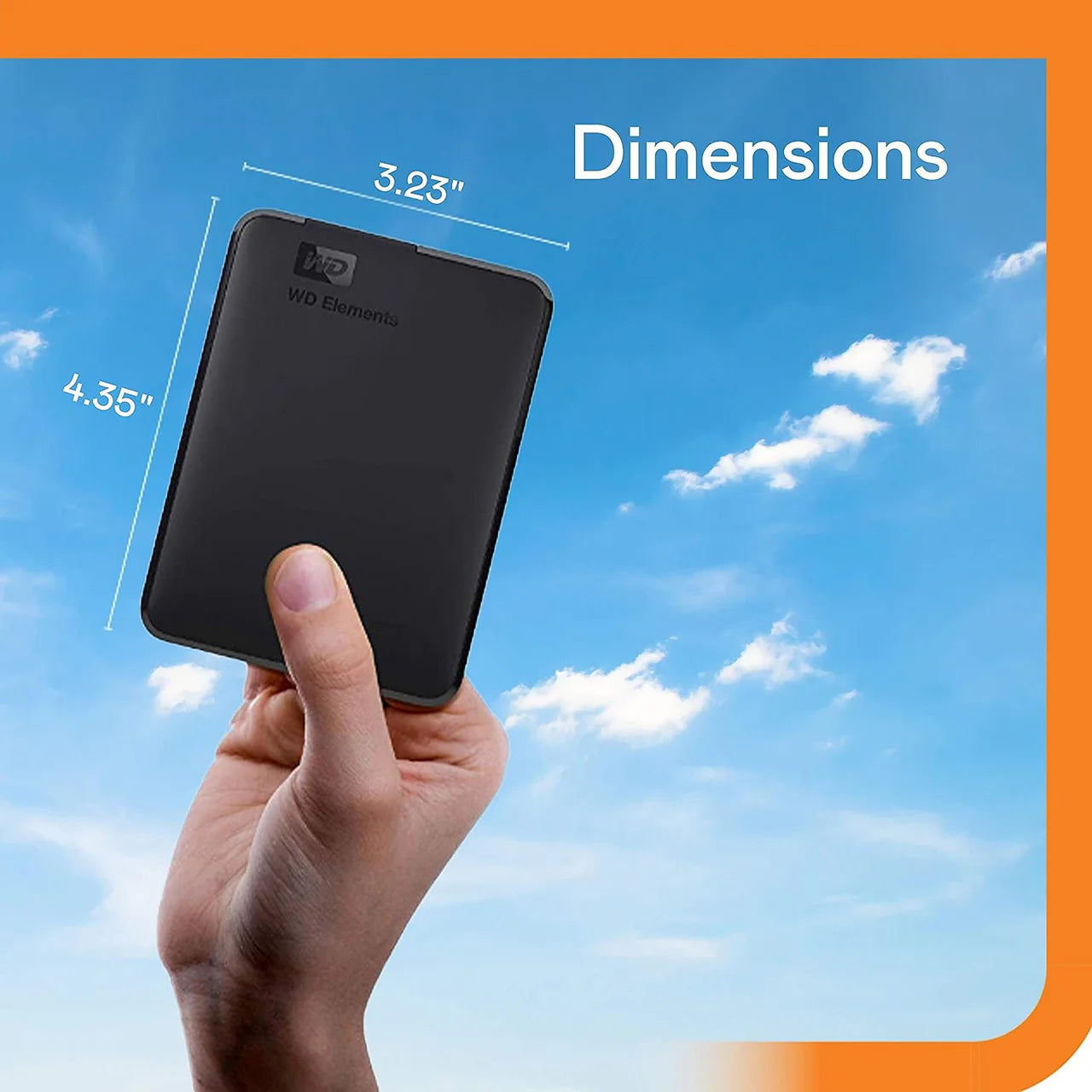 WD Elements Portable External Hard Drive | USB 3.0 | 1TB–4TB