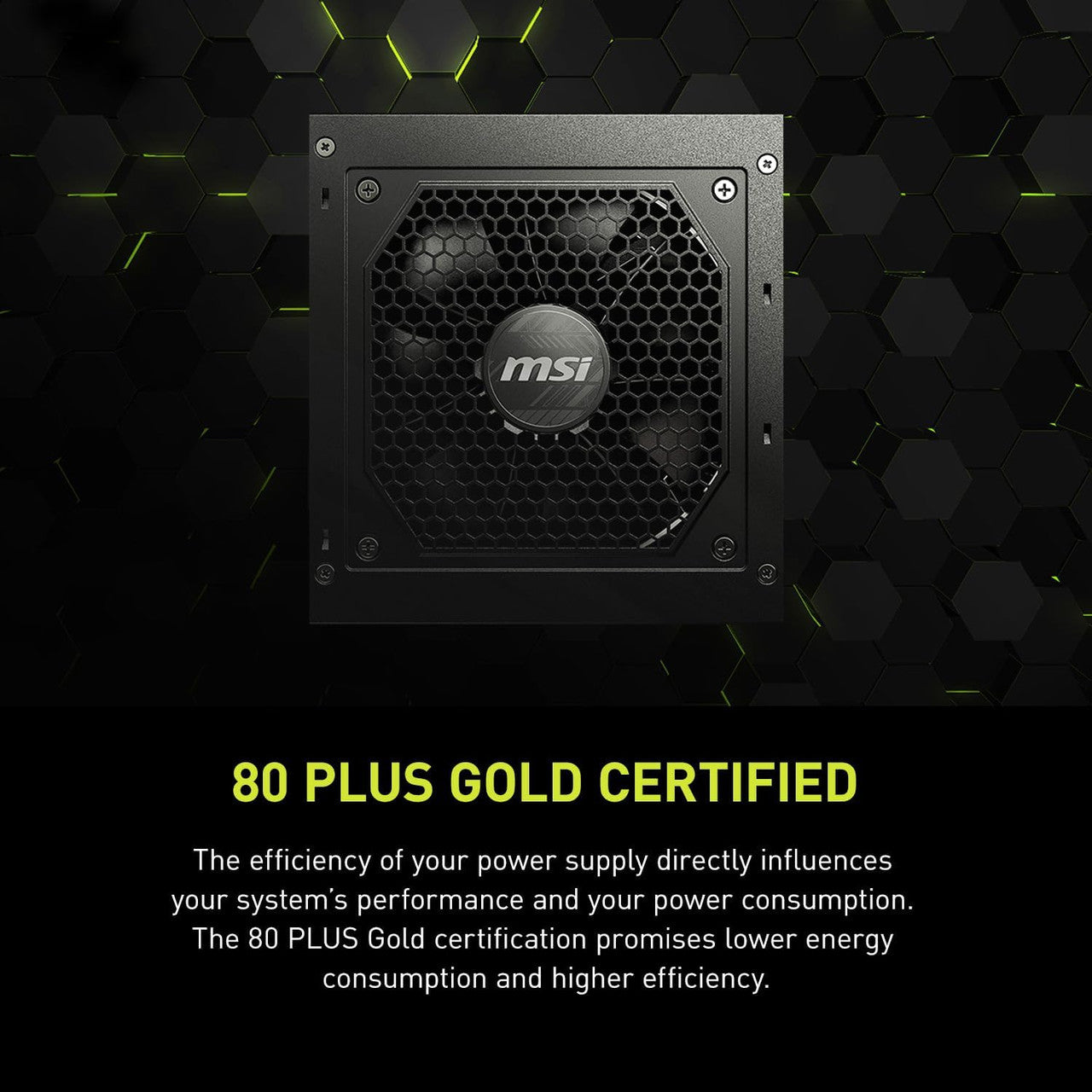 MSI MAG A850GL PCIE 5.1 & ATX 3.1 Gaming Power Supply Full Modular 80 Plus Gold Certified 850W MAGA850GLPCIE5