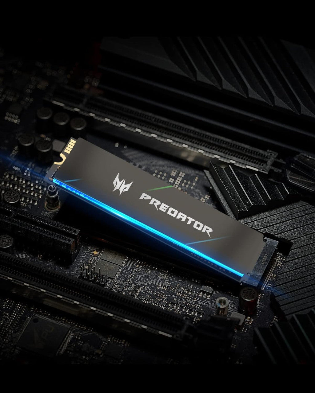 Acer Predator GM7000 1TB NVMe Gen4 Gaming SSD With Titanium Micro Nitro Pro M.2 NVMe Heatsink