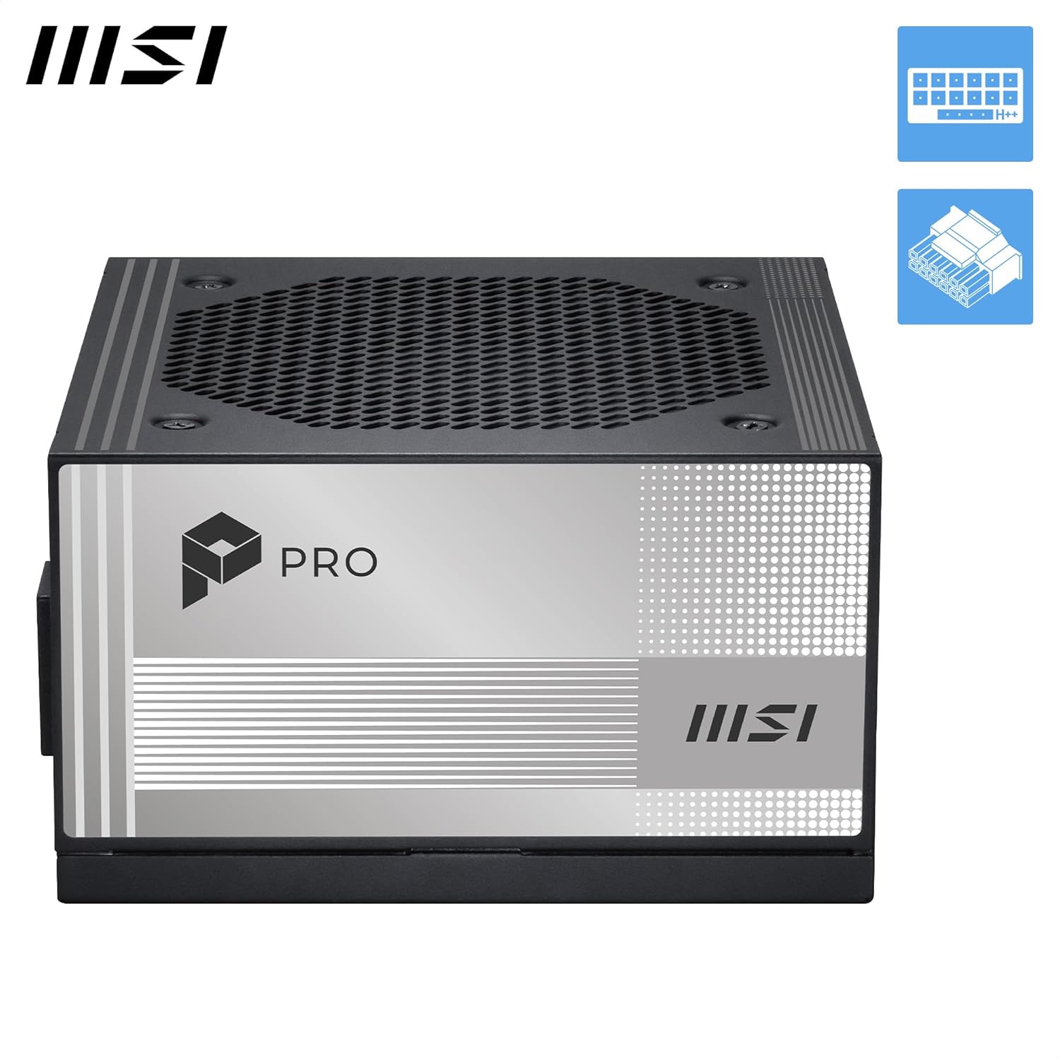 MSI 1000W Fully Modular Power Supply | 80 PLUS Platinum | ATX 3.1 | PCIe 5.1 | PRO A1000PL PCIE5