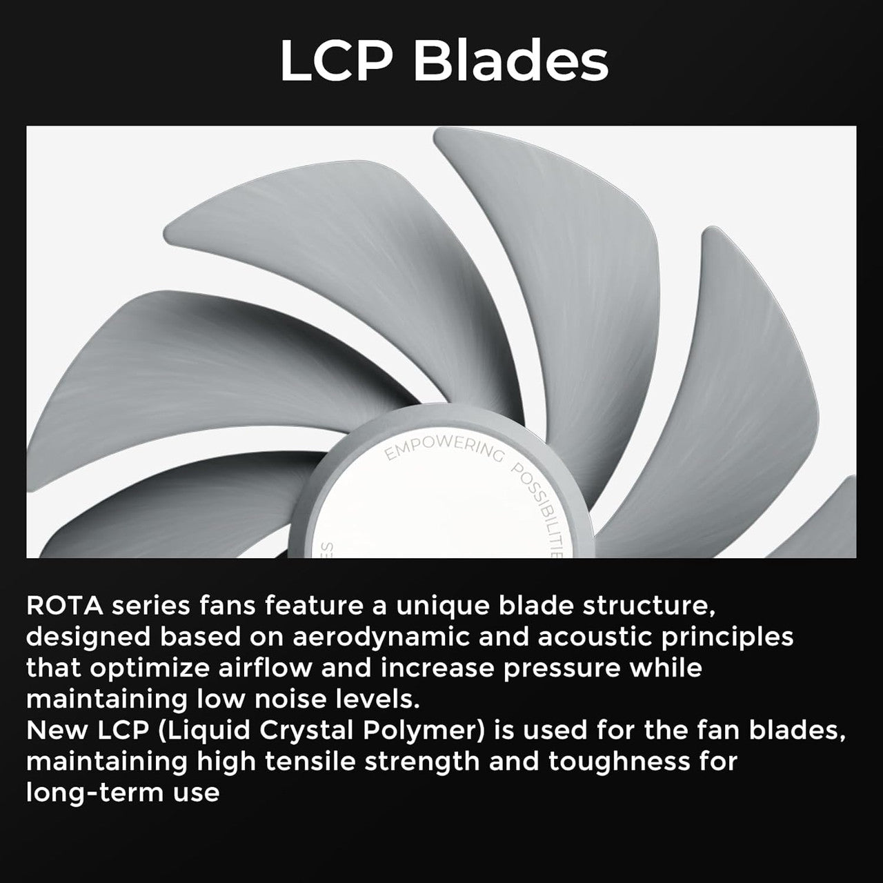 TRYX ROTA Pro 140 mm | 1650 RPM | Minimal Noise High Speed PWM Fan 4-Pin Case Fan (Black) - F-R140P-NN1M-G0K