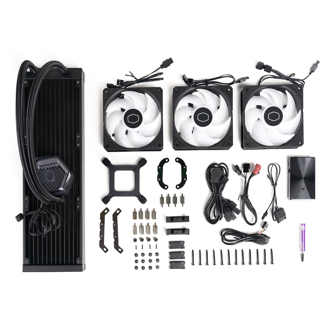 AMD Ryzen 7 7800X3D OEM + MasterLiquid 360 ATMOS ARGB Black Bundle