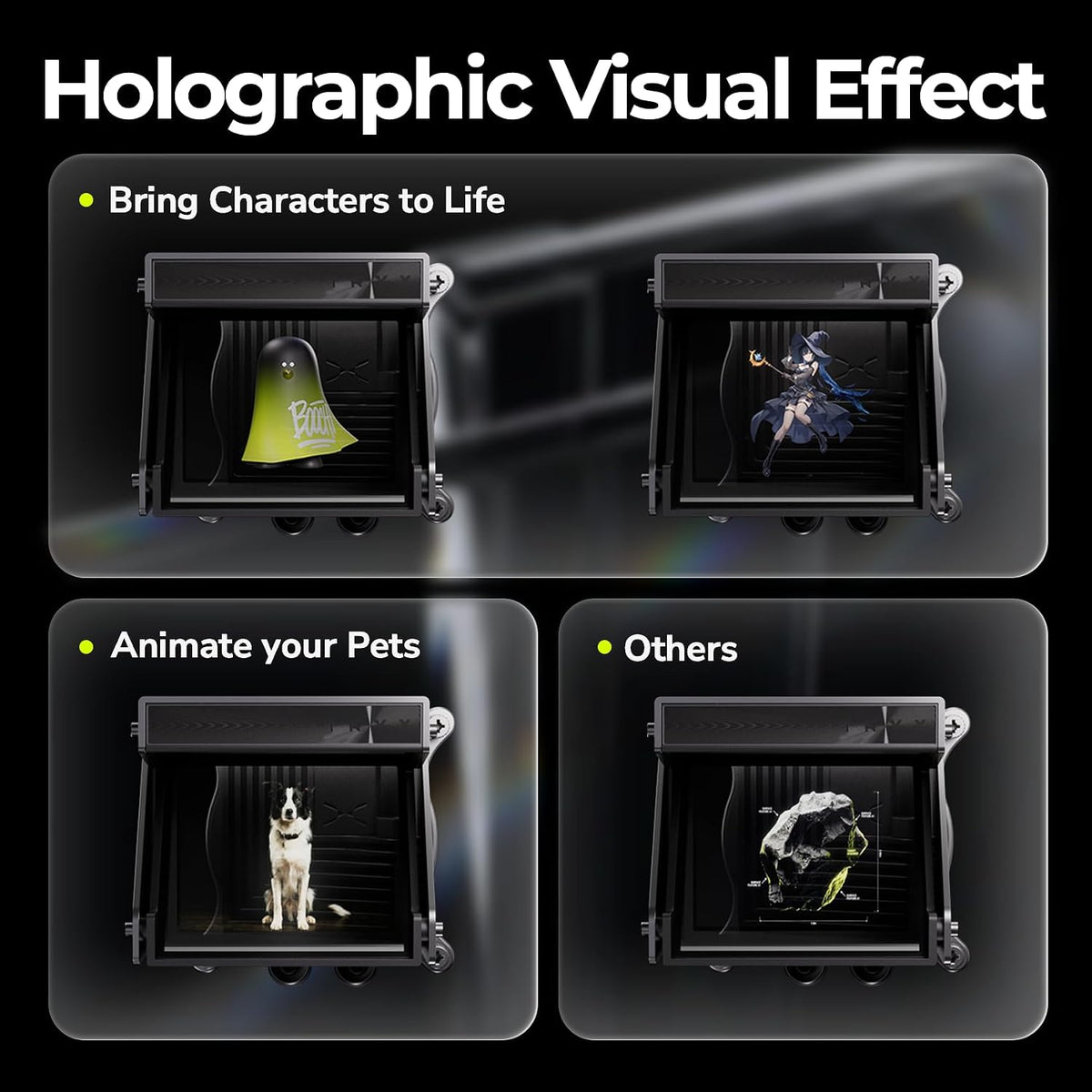 TRYX Holo 360mm AIO Liquid Cooler | Holographic Visual GIPHY | Asetek | 280W TDP | Black/White