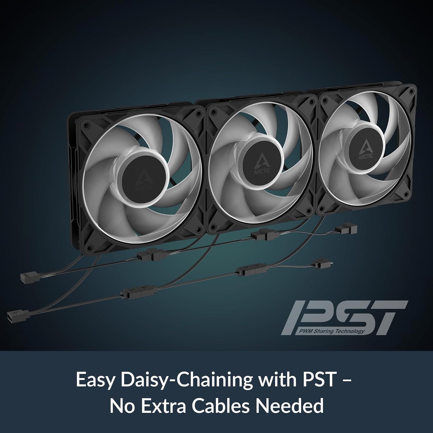 ARCTIC P12 Pro A-RGB PWM | 120mm | 3000 RPM | 4-Pin Case Fan with Cable Splitter