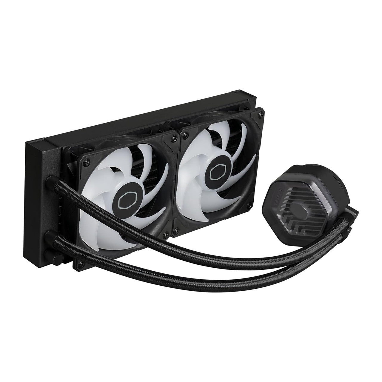 Cooler Master MasterLiquid 240 Atmos ARGB Close-Loop 120mm 4-Pin PWM 2500RPM AIO Liquid Cooler - Black MLX-D24M-A25PZ-R1