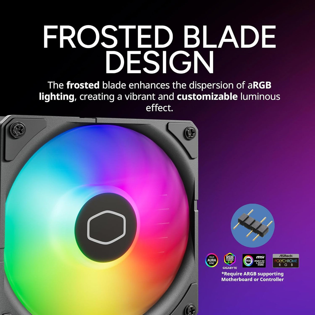 Cooler Master Hyper 212 Pro CPU Air Cooler, SickleFlow Edge 120 PWM Fan, Superconductive Composite RR-212S-25PZ-R1