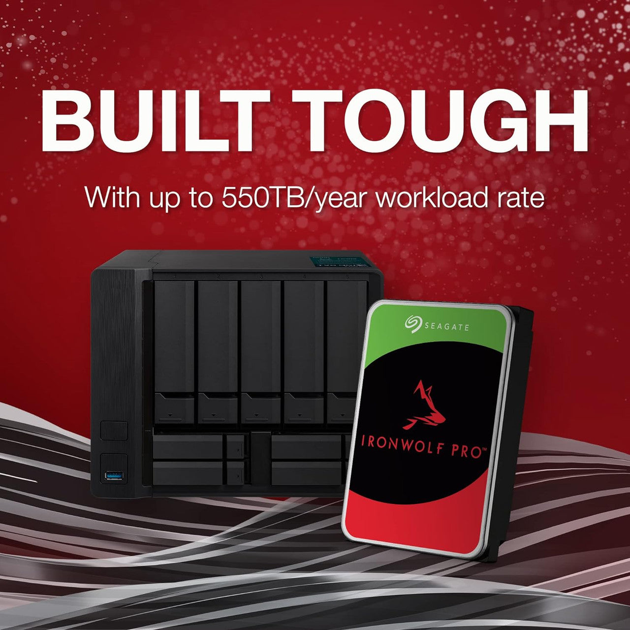 Seagate IronWolf Pro 20TB Enterprise NAS Internal Hard Drive 3.5" SATA 6Gb/s 7200RPM 256MB Cache HDD ST20000NT001