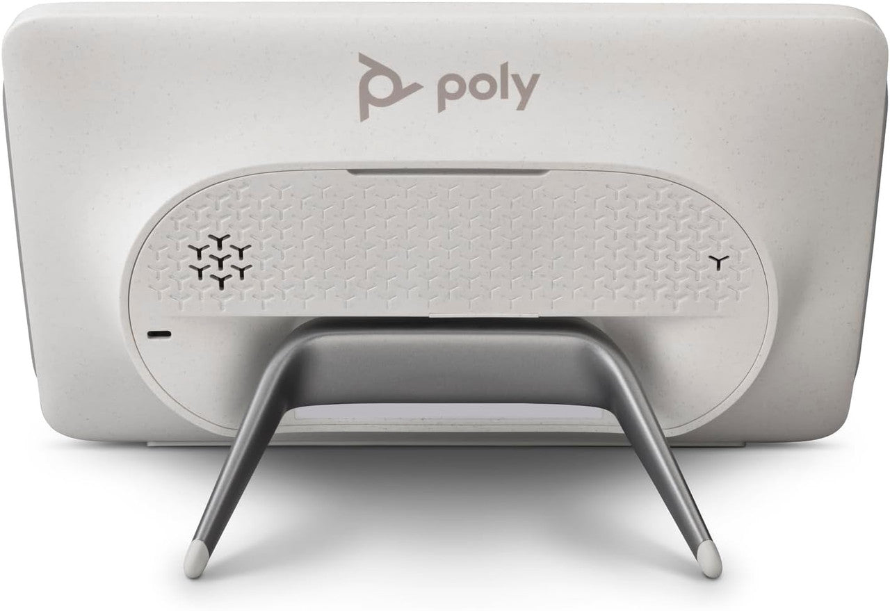 With its sleek white design and user-friendly interface, the Poly TC10 enhances collaboration and simplifies video conferencing operations.