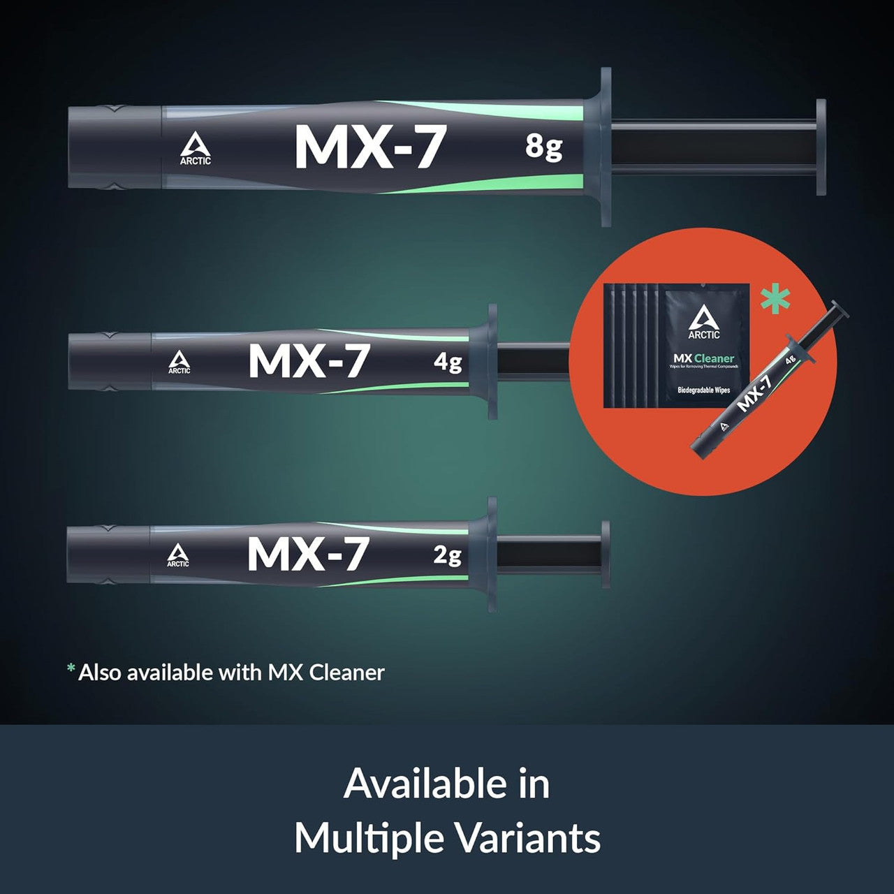 Premium, non-conductive formula is metal-free and safe for all PC components.