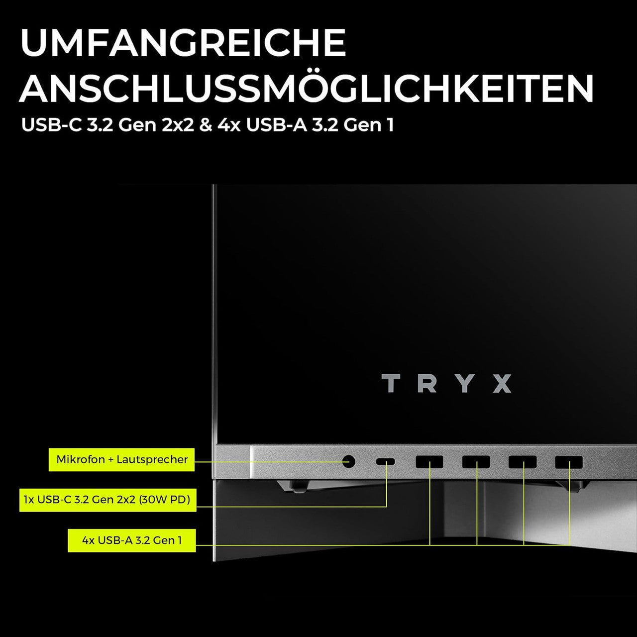 TRYX LUCA L70 Midi-Tower Tempered Glass ARGB PC Case (White) C-L700N-NN0H-G0W