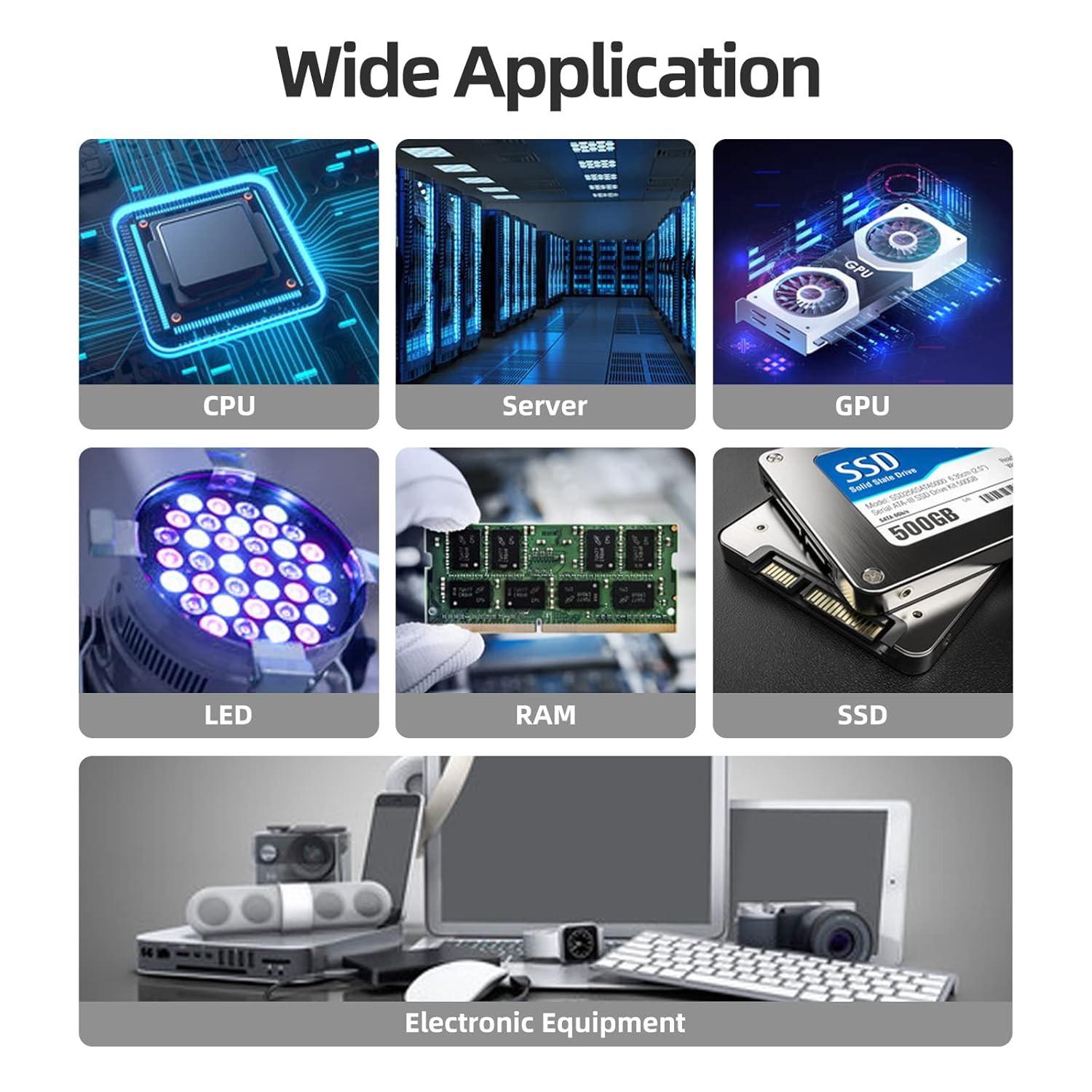Maxtor AP-12 14.8W/mK Thermal Pad | Silicone Cooling Pad | Non-Conductive | 120x120x(0.5/1.0/1.5/2.0/2.5/3.0)mm