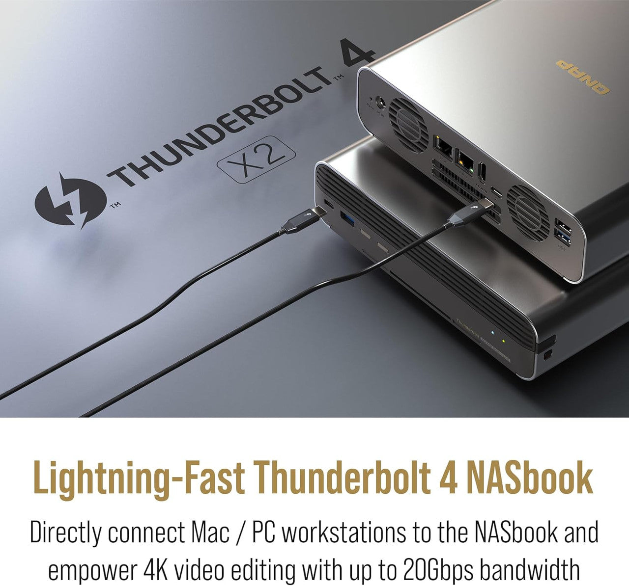 Featuring Thunderbolt 4 and 2.5GbE connectivity, it enables high-speed file transfers and seamless collaboration.
