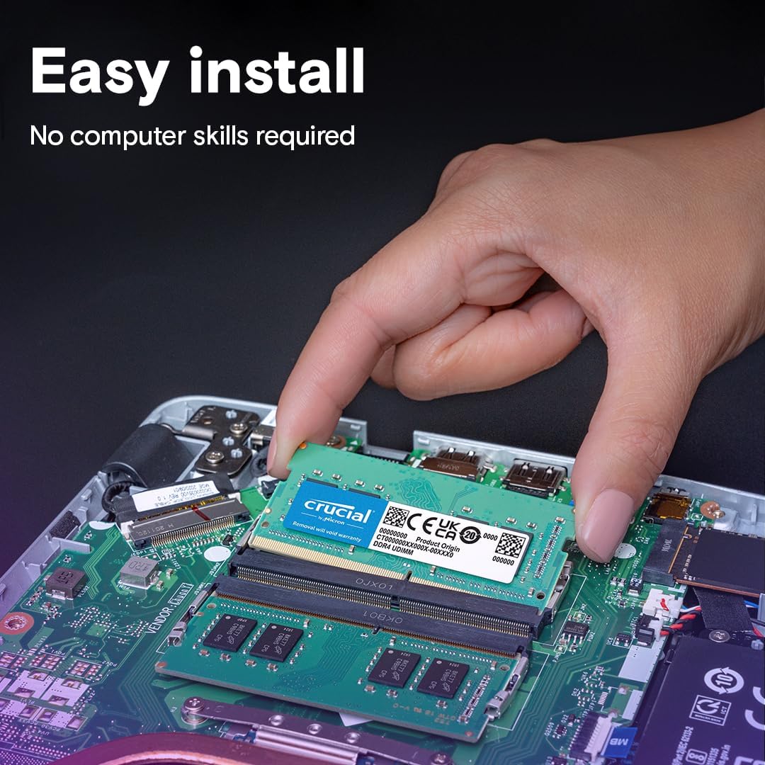 Crucial RAM 32GB DDR4 3200 MHz CL22 Laptop Memory