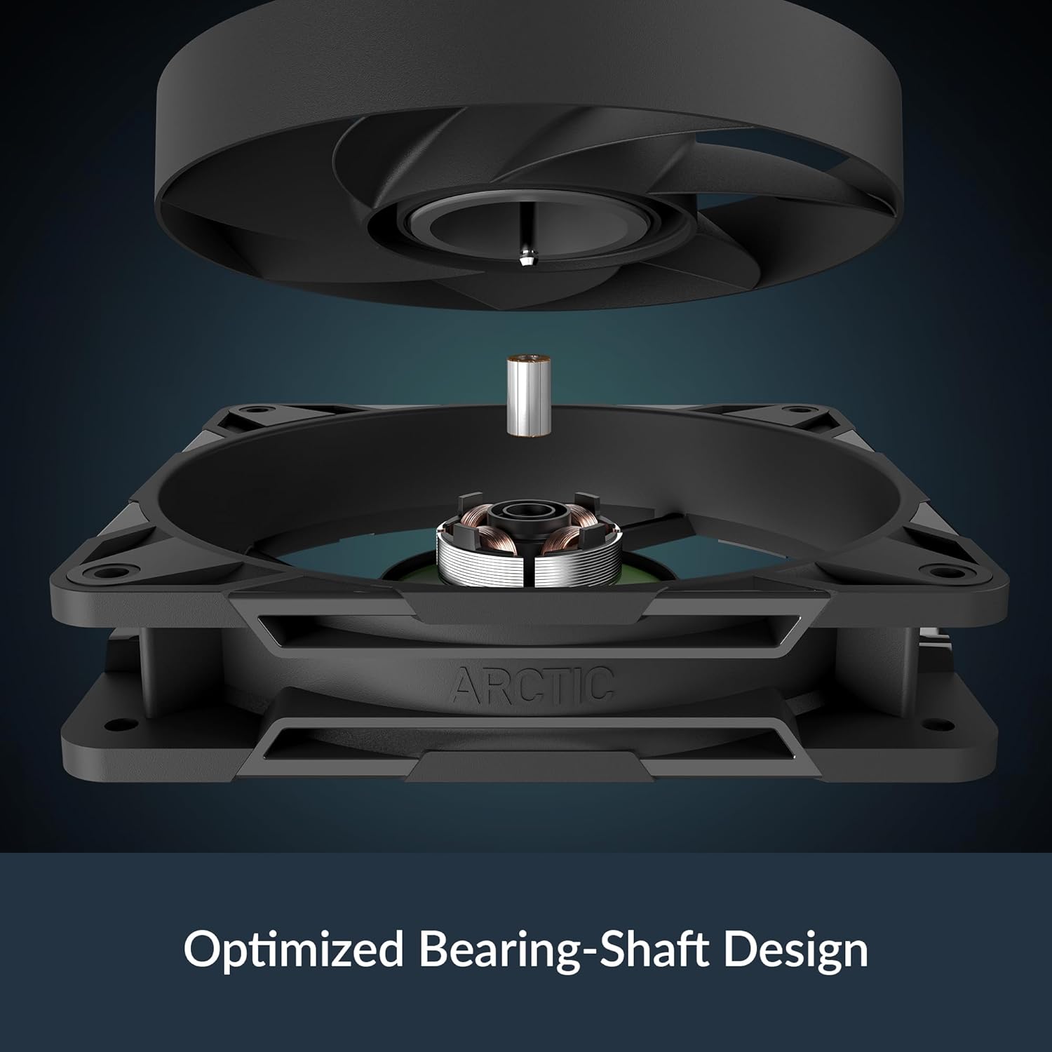 ARCTIC P12 Pro PST PWM | 120mm Case Fan | 3000 RPM | 4-Pin + Splitter