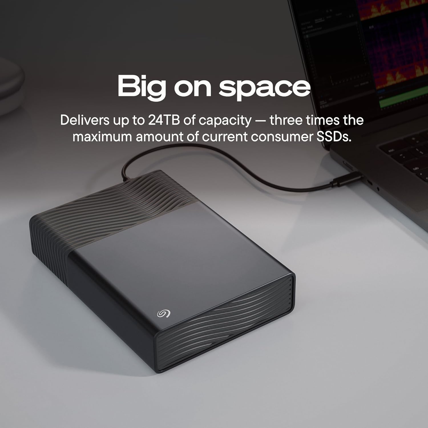 Seagate One Touch 8TB External Desktop Hard Drive | USB-C | Windows & macOS Compatible | Rescue Recovery | STNB8000400