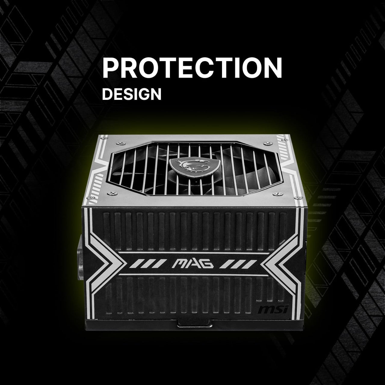 MSI Gaming Power Supply - PCIE 5.1 Ready 80 Plus Bronze Certified 750W ATX PSU MAG A750BN PCIE5