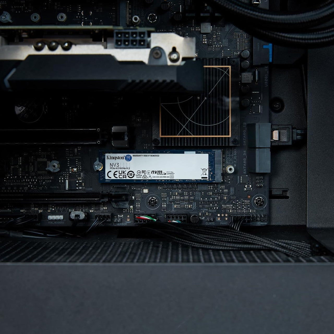 Kingston NV3 500GB M.2 2280 NVMe SSD PCIe 4.0 Gen 4x4 Up to 5000 MB/s SNV3S/500G