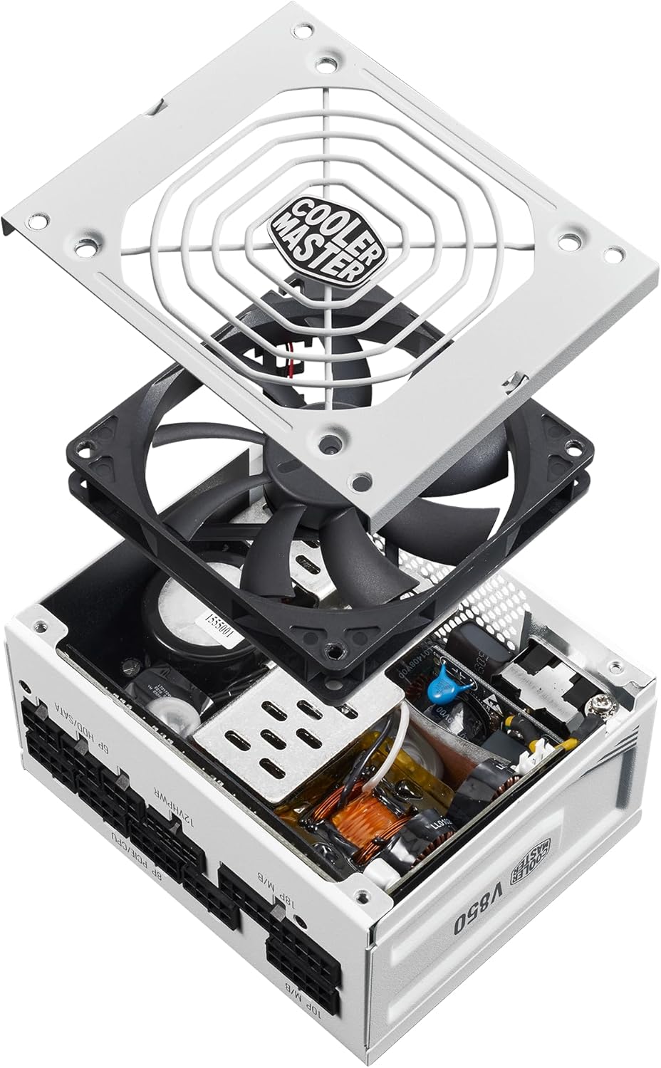 Cooler Master V850 SFX Gold 850W Power Supply | Fully Modular | ATX 3.1 & PCIe 5.1 Ready | 80 Plus Gold | Black/White
