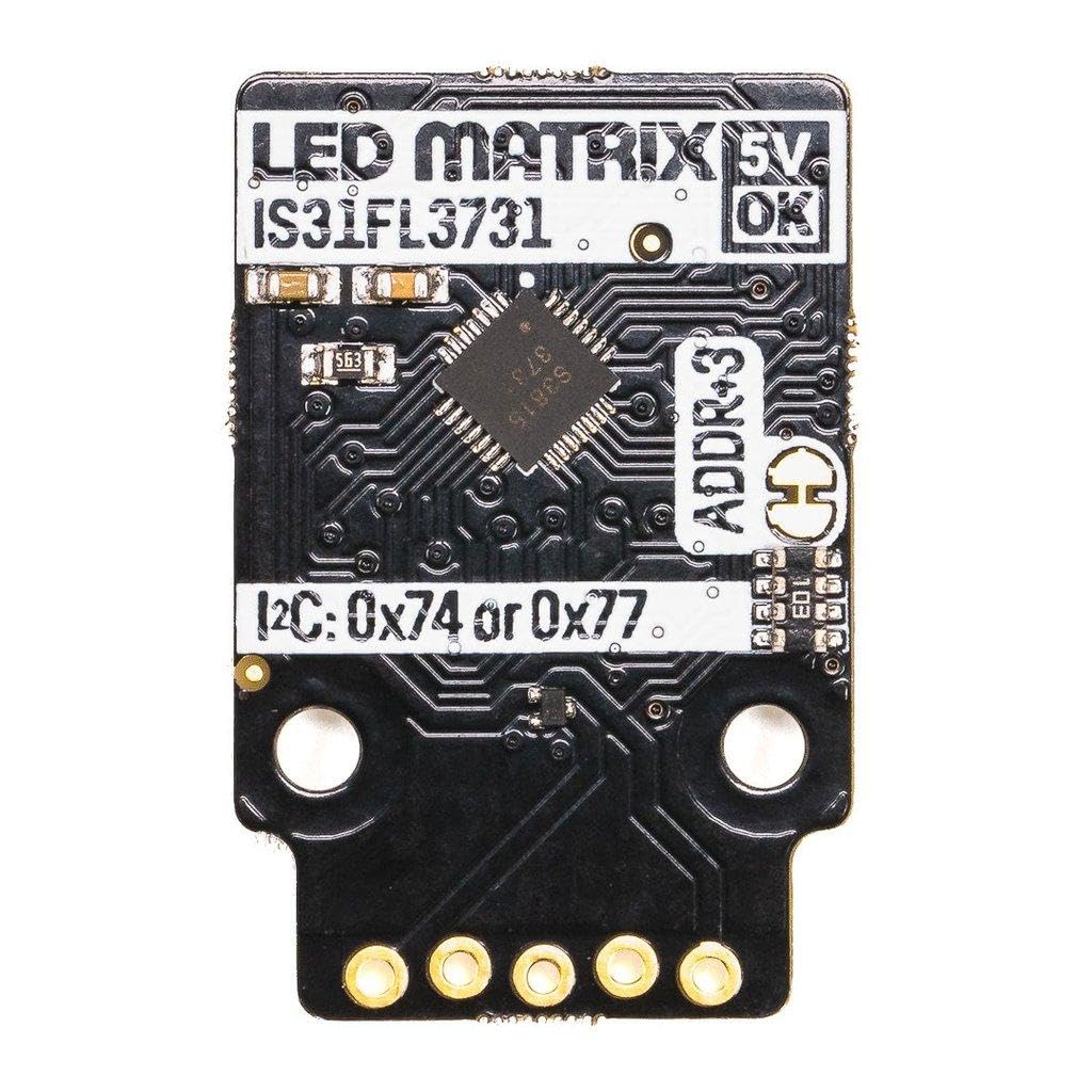 Pimoroni 5x5 RGB Matrix Breakout | 25 RGB LEDs | I2C Interface | Compact Display Module | PIM435
