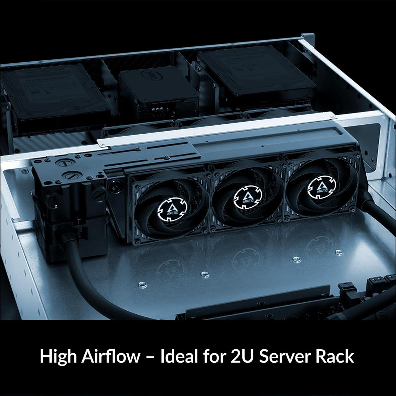ARCTIC P8 Max High-Performance 80 mm case Fan, PWM Controlled 500-5000 RPM, Double Ball Bearing Black ACFAN00286A