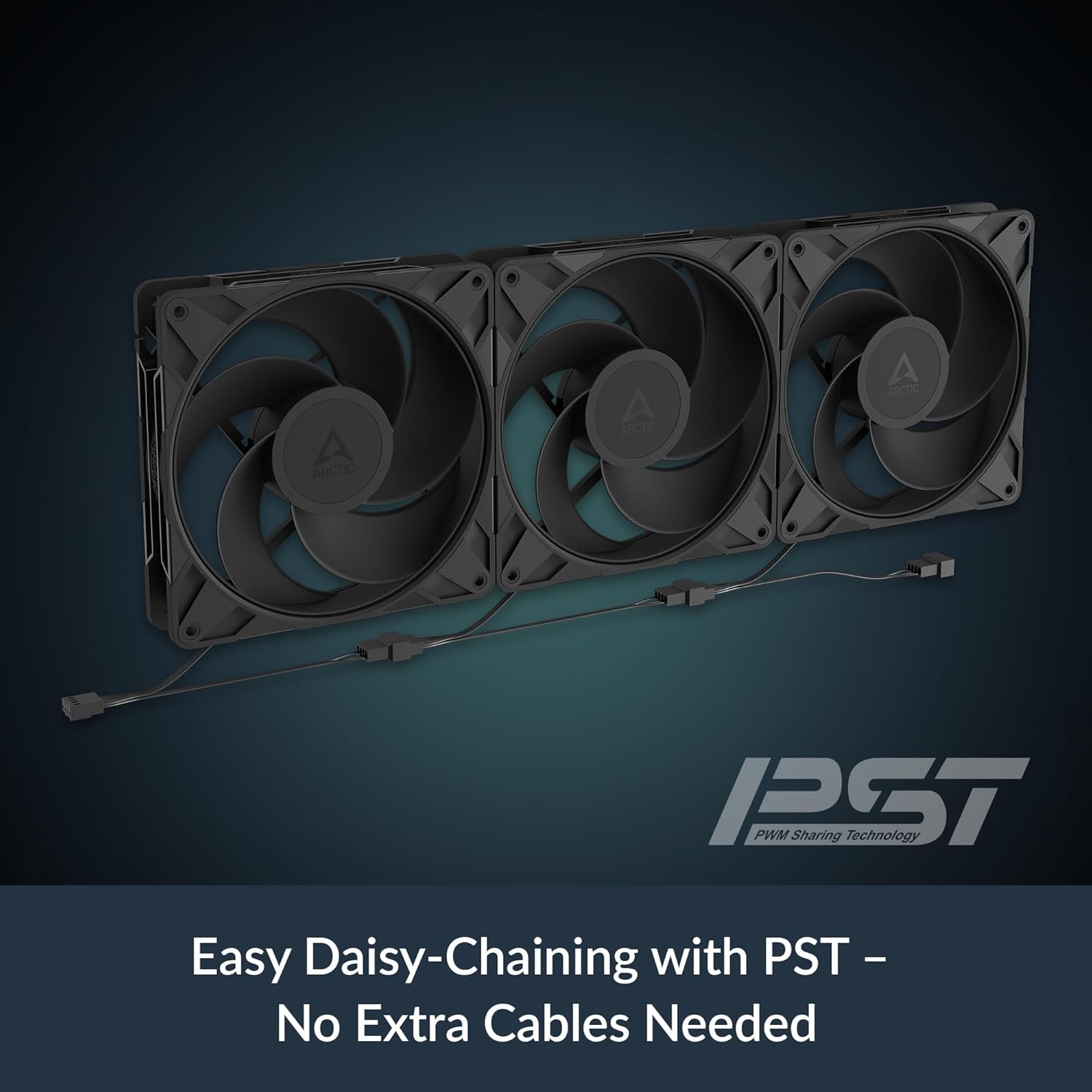 ARCTIC P14 Pro Reverse PWM | 140mm Case Fan | 2650 RPM | + Splitter