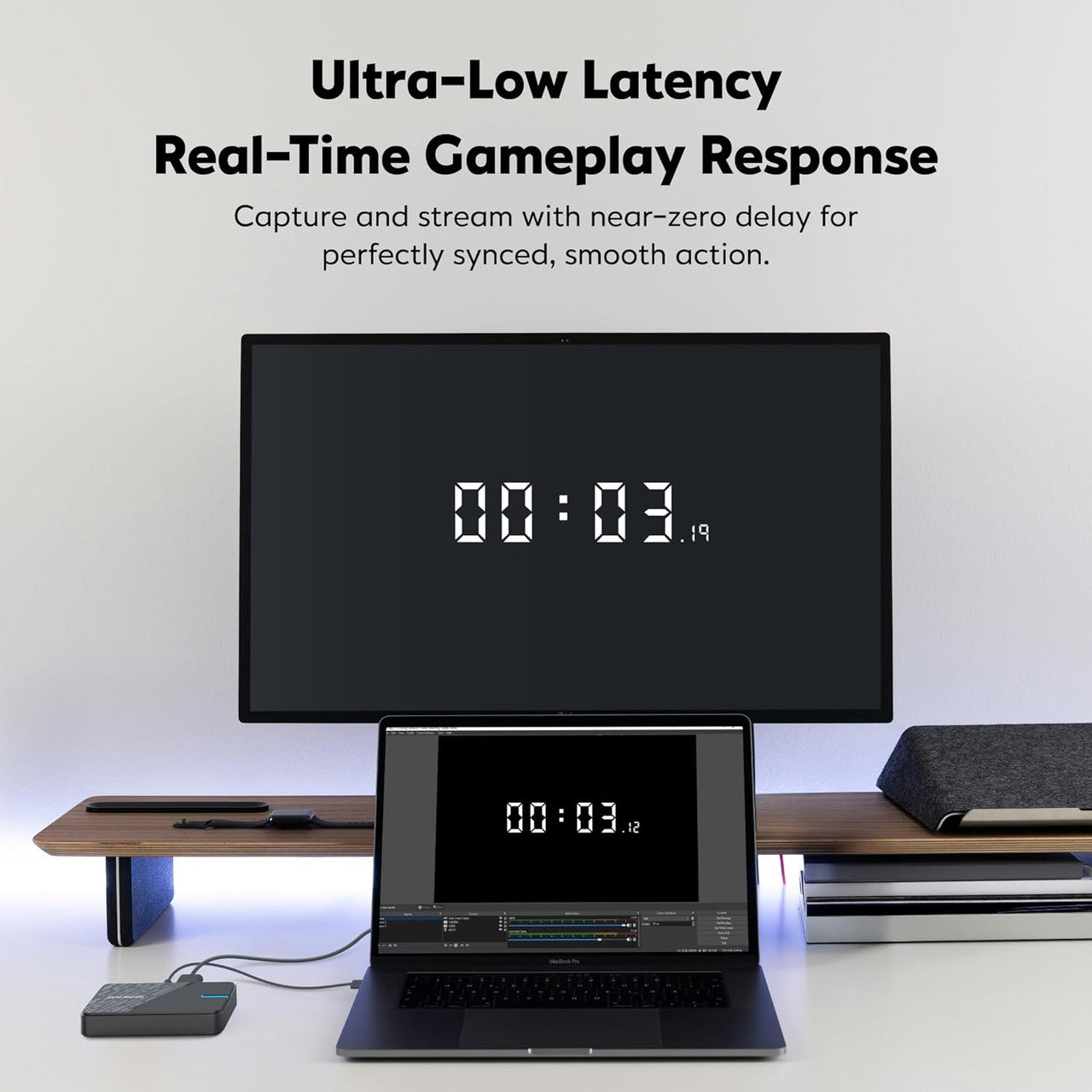 AVerMedia StreamLine MINI Capture Card - 4K60 HDR Passthrough, 1080p60 Video Record, Ultra-Low Latency Streaming GC311G2