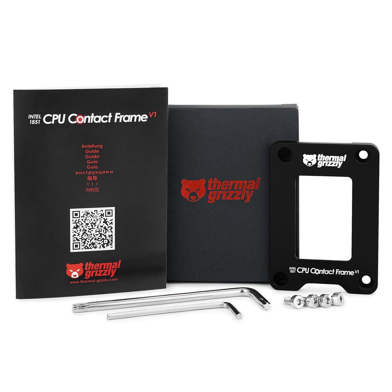 Thermal grizzly CPU Contact Frame Intel 1851 V1 Optimized CPU Contact Pressure Intel Core Ultra Series LGA1851 sockets TG-CF-i1851-V1