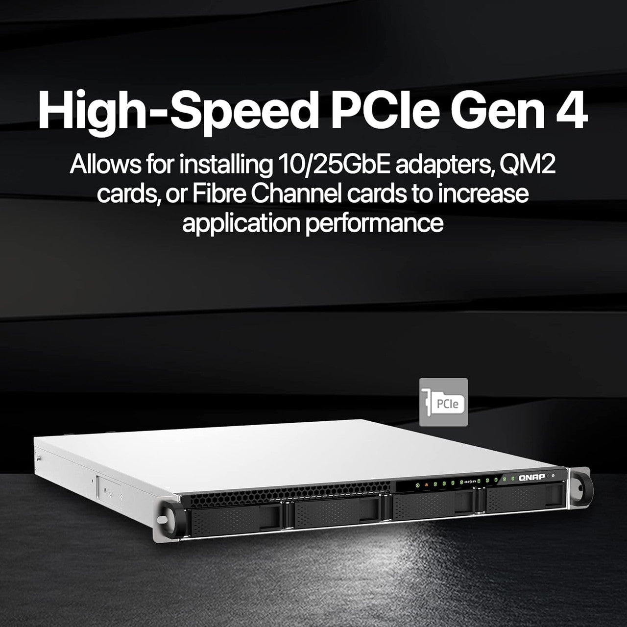 QNAP 9-Bay 1U rackmount NAS, Intel Xeon E-2334 , 16 GB ECC DDR4, USB 3.2 Gen2, 550W redundant TS-H987XU-RP-E2334-16G-US